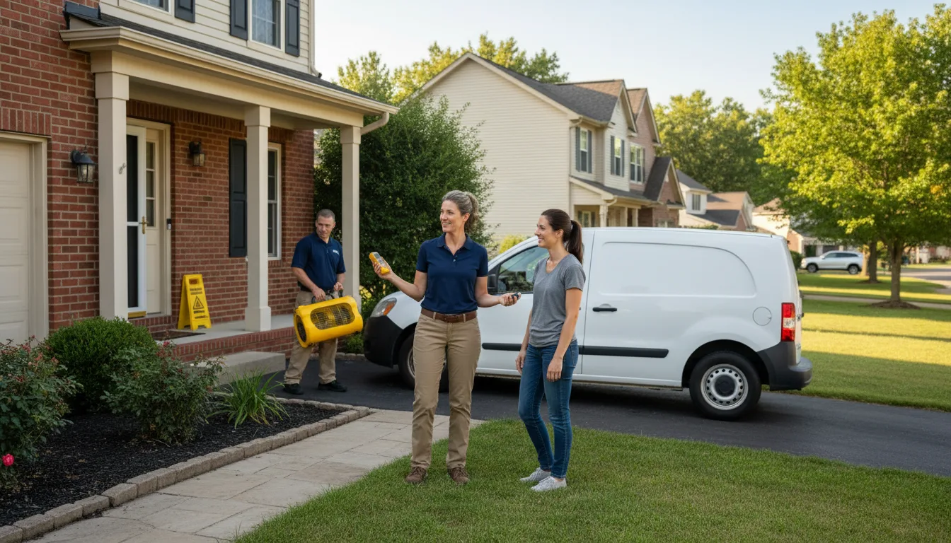 Residential water damage restoration in Erie, CO